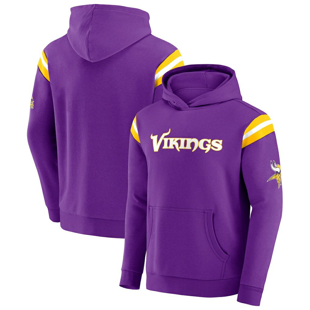Minnesota Vikings Darius Rucker Collection Football Washed Pullover Hoodie Purple | Fanatics