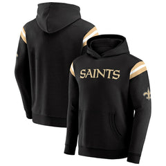 New Orleans Saints Darius Rucker Collection Football Washed Pullover Hoodie Black | Fanatics