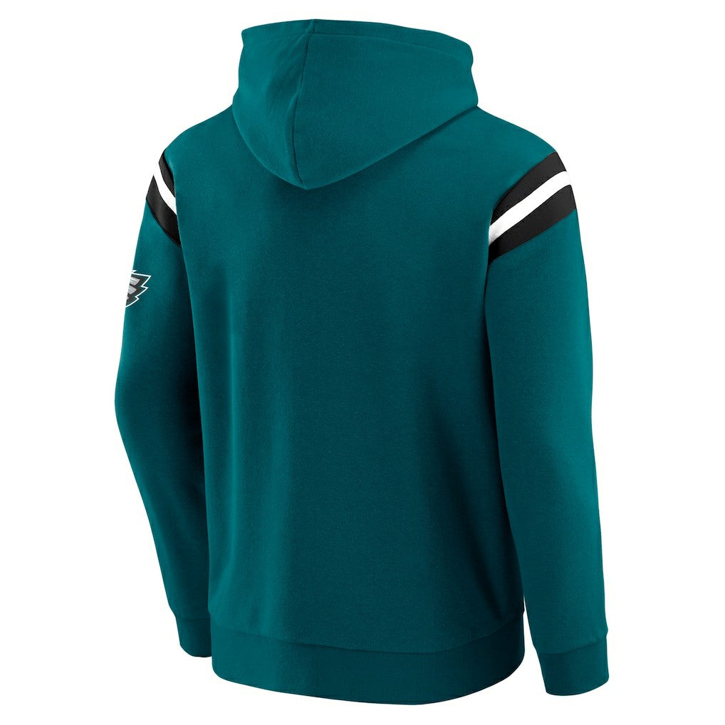 Philadelphia Eagles Darius Rucker Collection Football Washed Pullover Hoodie Green | Fanatics