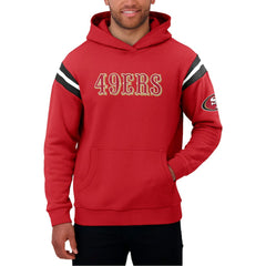 San Francisco 49ers Darius Rucker Collection Football Washed Pullover Hoodie Scarlet | Fanatics