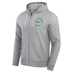 New York Jets Darius Rucker Collection Vintage Stripe Full-Zip Hoodie Heather Gray | Fanatics