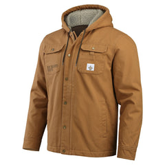 New Orleans Saints Darius Rucker Collection Canvas Full-Zip Hoodie Jacket Tan | Fanatics