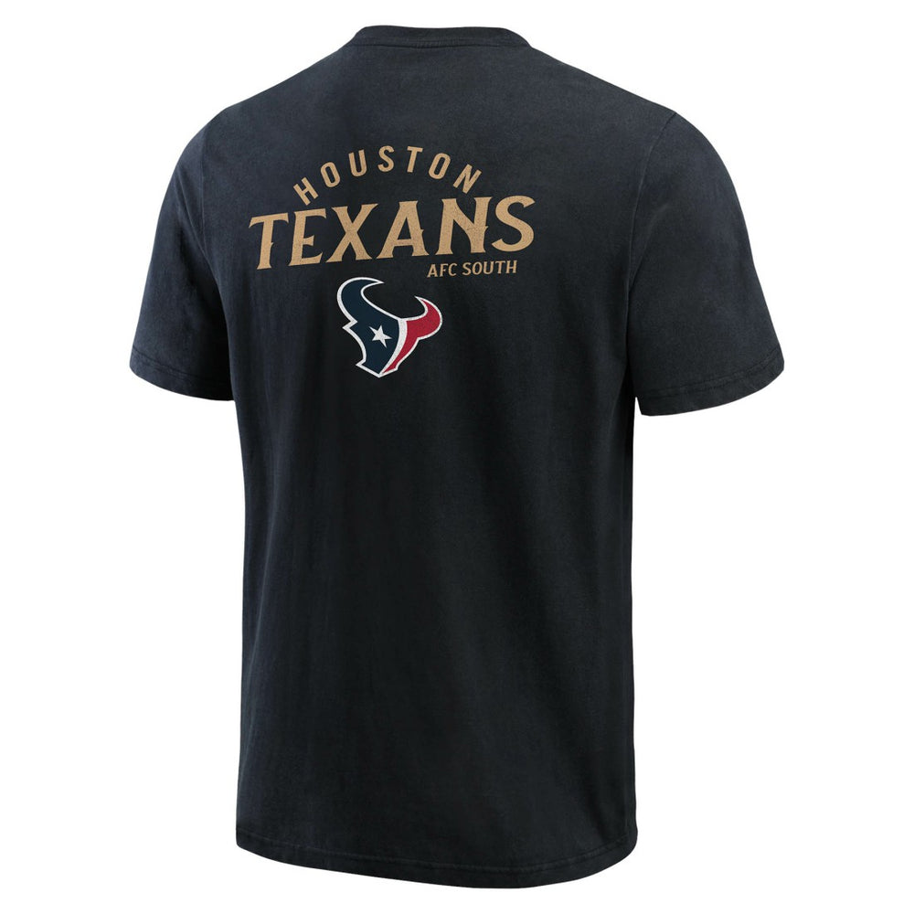 Houston Texans Darius Rucker Collection Washed Henley T-Shirt Black | Fanatics