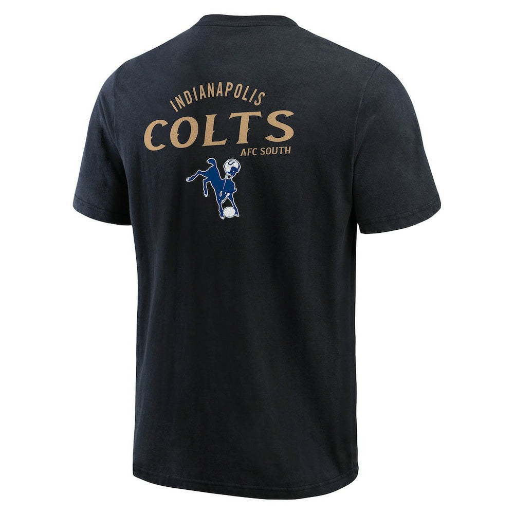 Indianapolis Colts Darius Rucker Collection Washed Henley T-Shirt Black | Fanatics