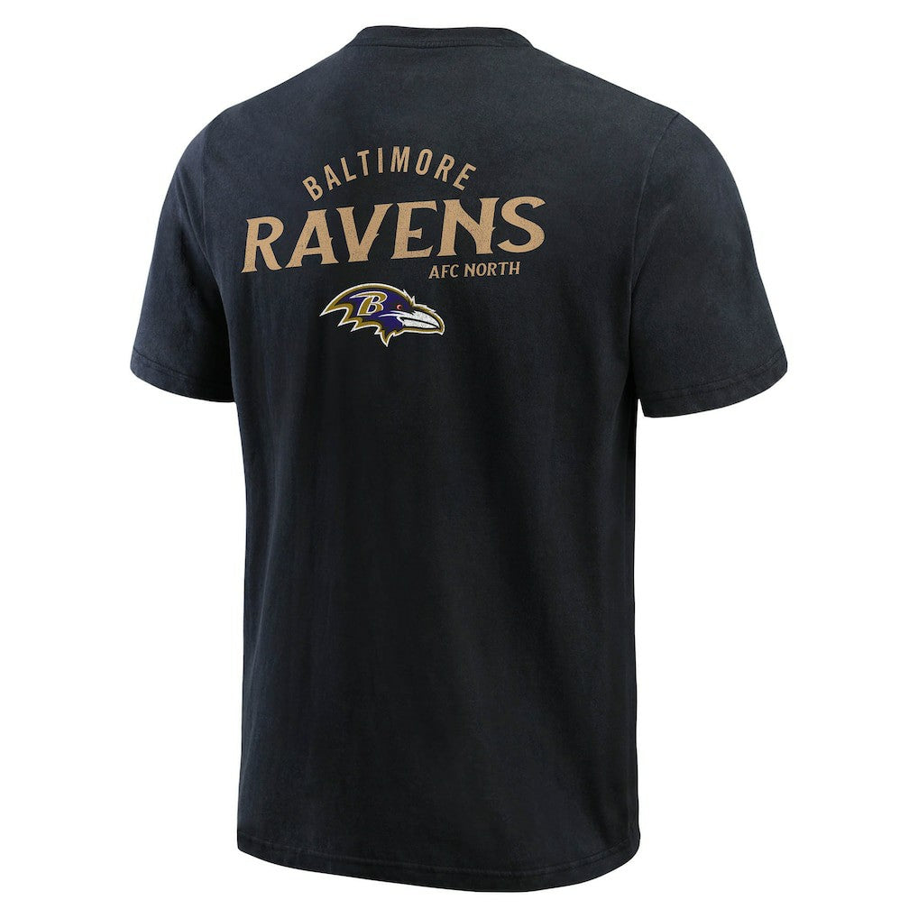 Baltimore Ravens Darius Rucker Collection Washed Henley T-Shirt Black | Fanatics
