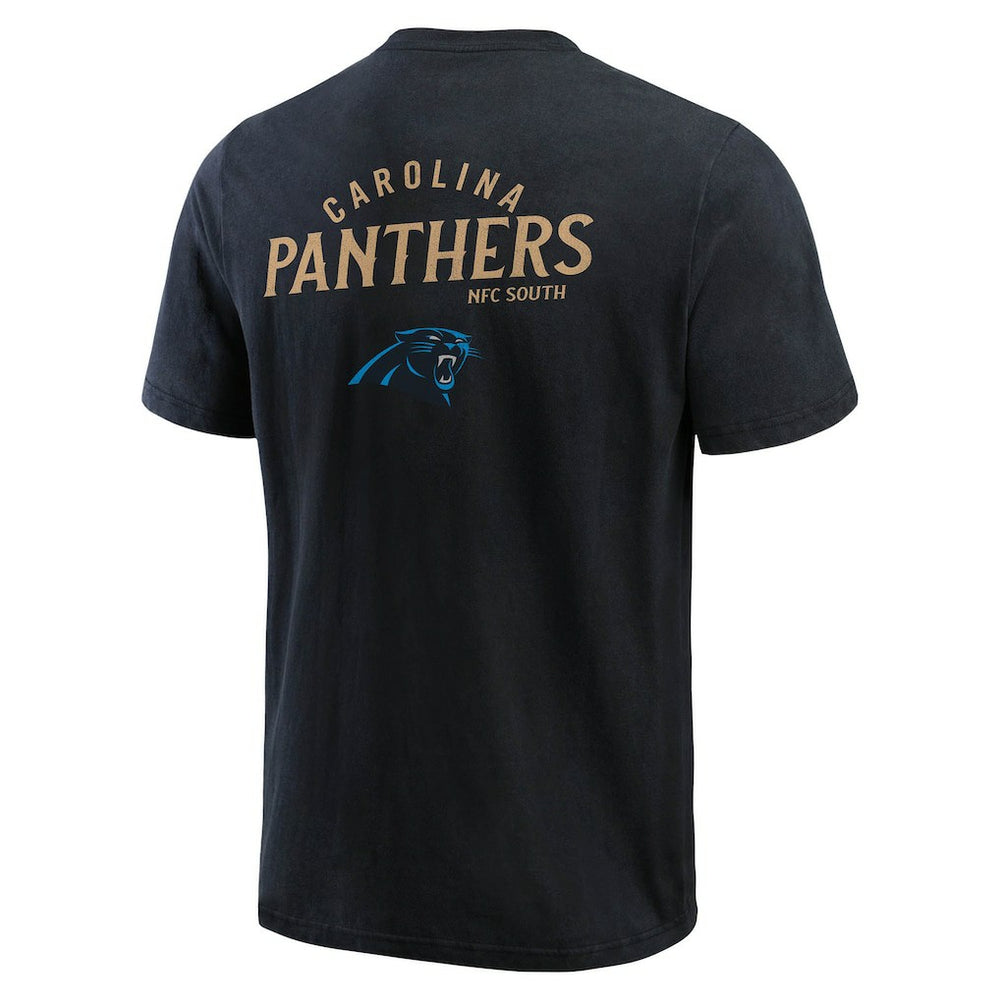 Carolina Panthers Darius Rucker Collection Washed Henley T-Shirt Black | Fanatics