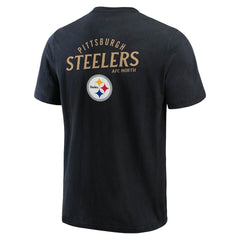 Pittsburgh Steelers Darius Rucker Collection Washed Henley T-Shirt Black | Fanatics