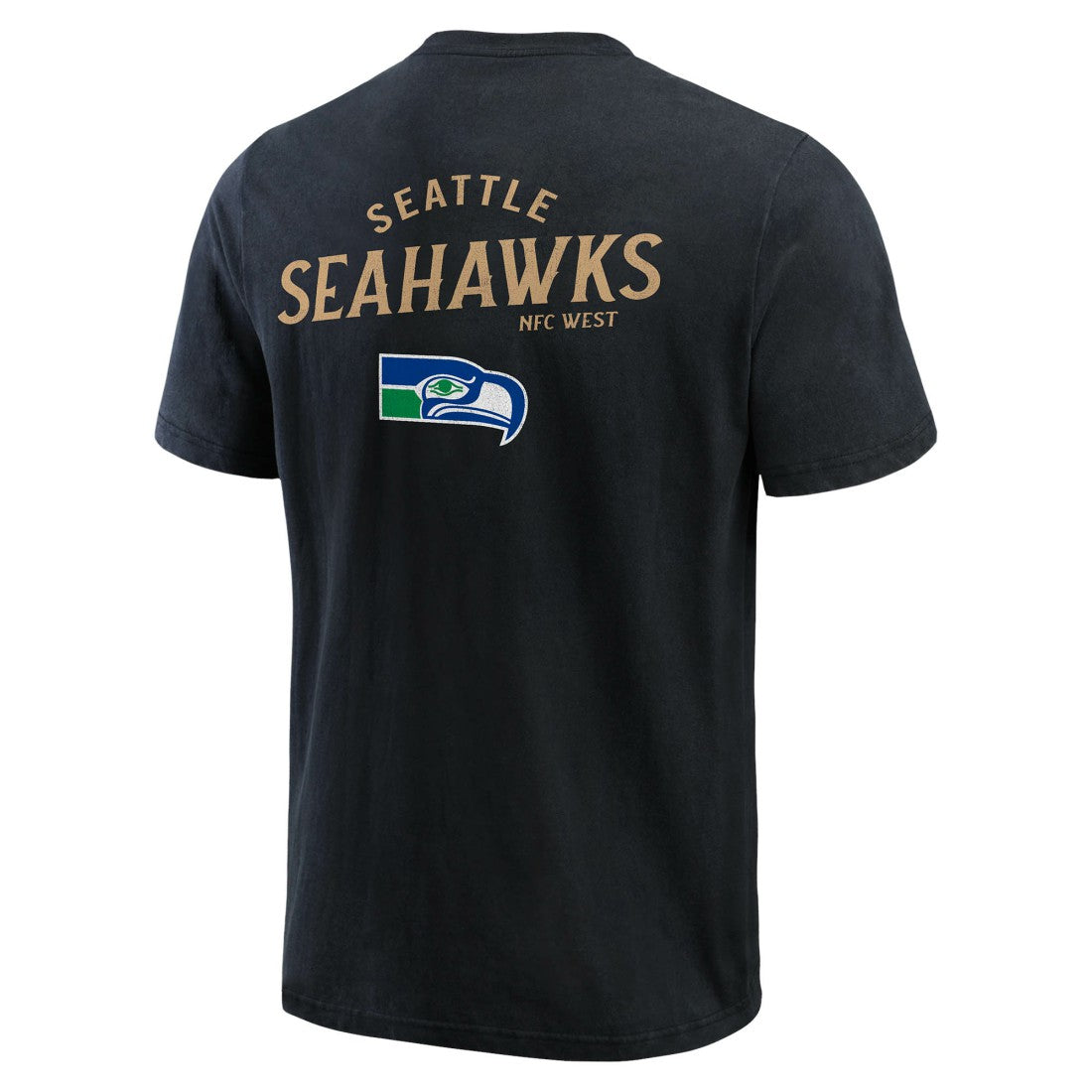 Seattle Seahawks Darius Rucker Collection Washed Henley T-Shirt Black | Fanatics