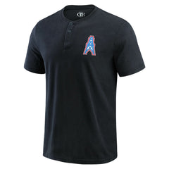 Tennessee Titans Darius Rucker Collection Washed Henley T-Shirt Black | Fanatics