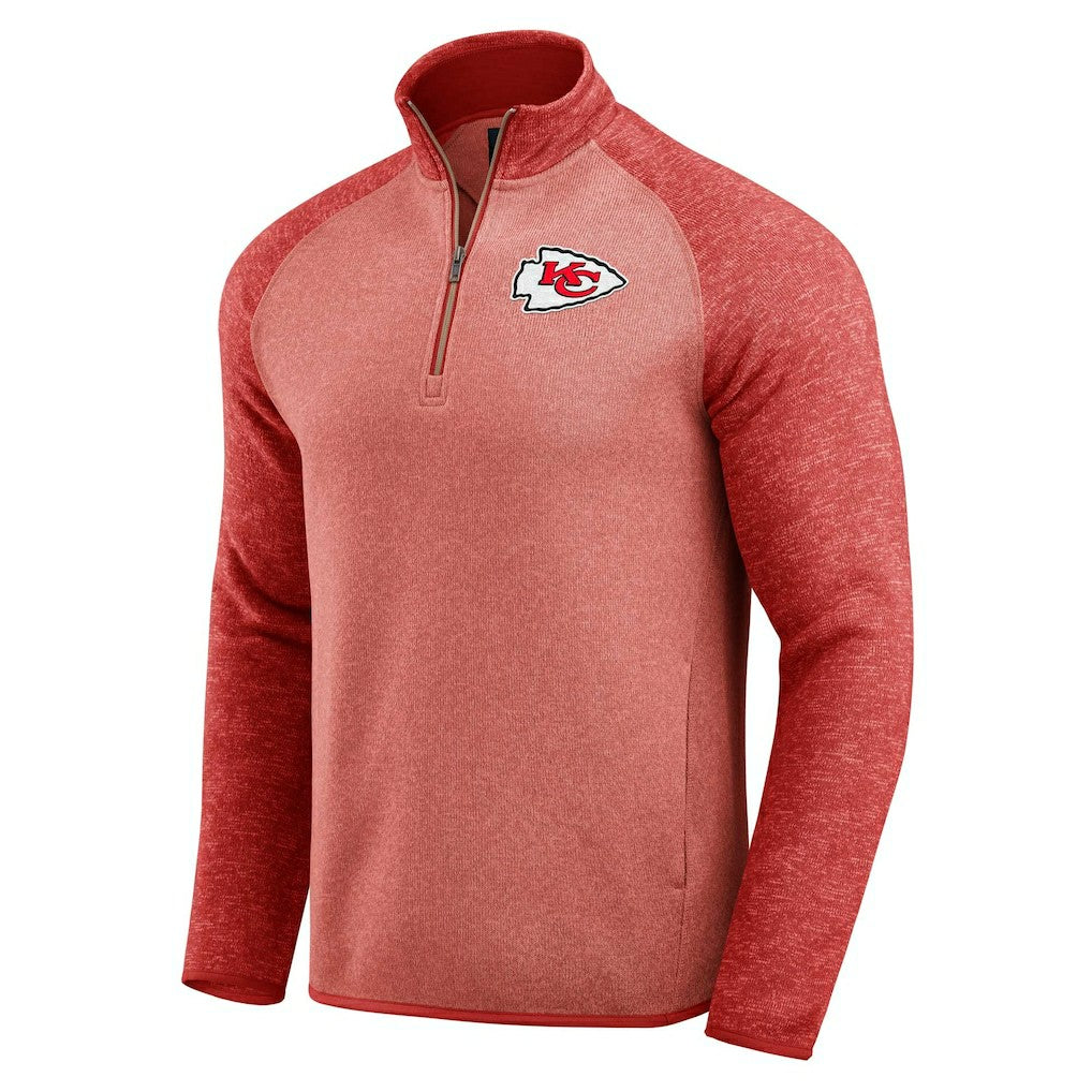 Kansas City Chiefs Darius Rucker Collection Tonal Quarter-Zip Jacket Red | Fanatics