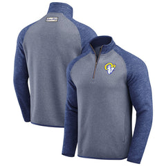 Los Angeles Rams Darius Rucker Collection Tonal Quarter-Zip Jacket Blue | Fanatics