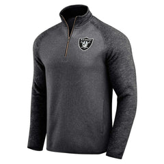 Las Vegas Raiders Darius Rucker Collection Tonal Quarter-Zip Jacket Black | Fanatics