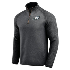 Philadelphia Eagles Darius Rucker Collection Tonal Quarter-Zip Jacket Black | Fanatics