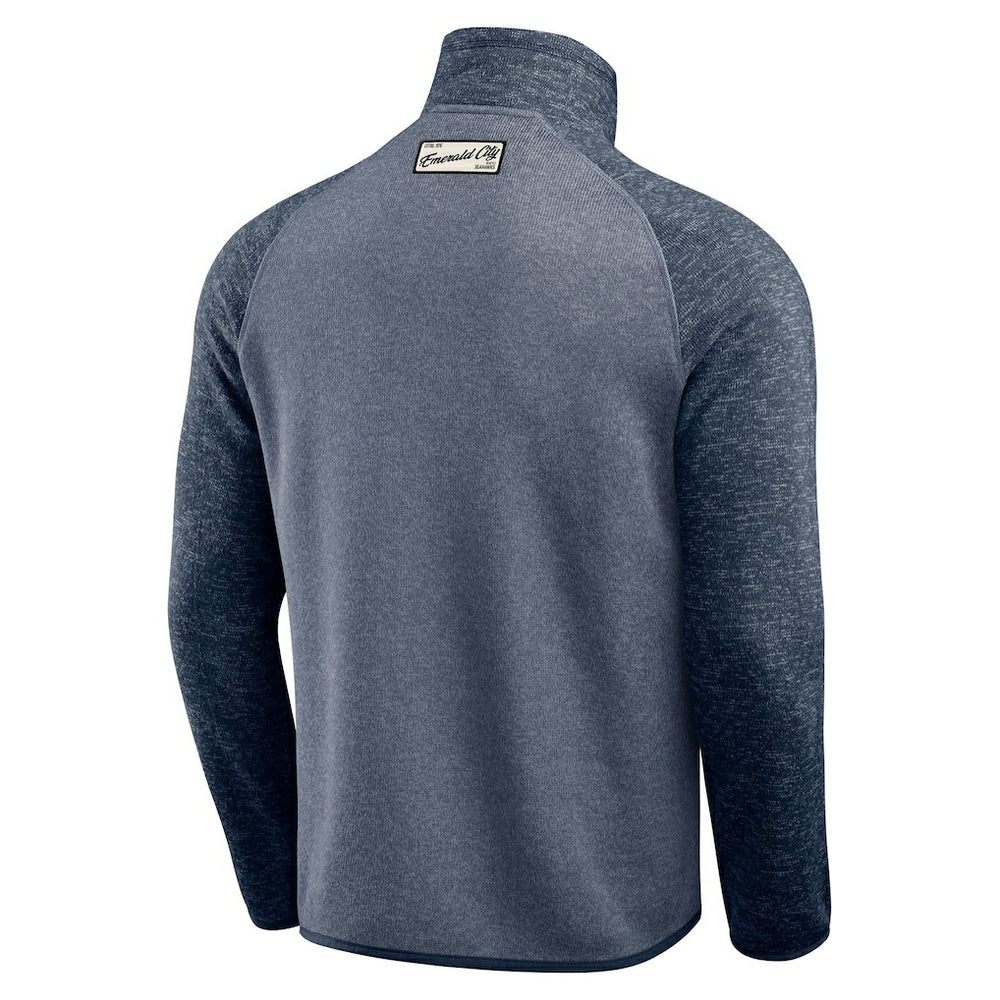Seattle Seahawks Darius Rucker Collection Tonal Quarter-Zip Jacket College Navy | Fanatics