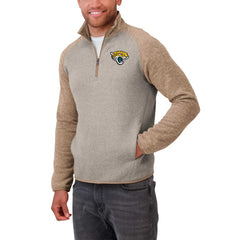 Jacksonville Jaguars Darius Rucker Collection Tonal Quarter-Zip Jacket Tan | Fanatics