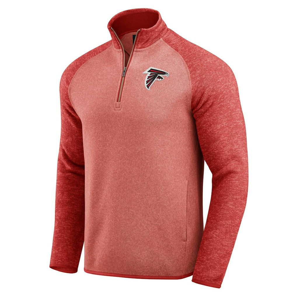 Atlanta Falcons Darius Rucker Collection Tonal Quarter-Zip Jacket Red | Fanatics