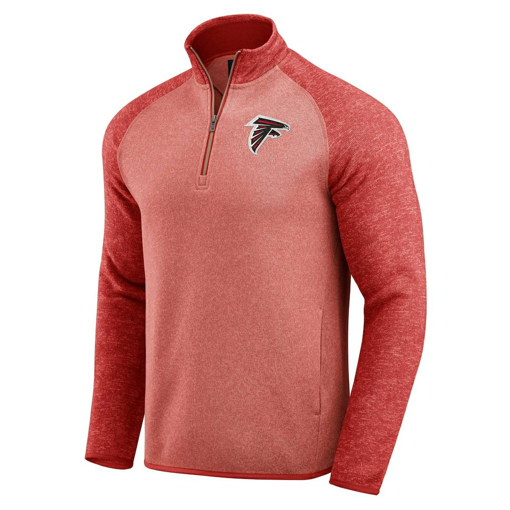 Atlanta Falcons Darius Rucker Collection Tonal Quarter-Zip Jacket Red | Fanatics