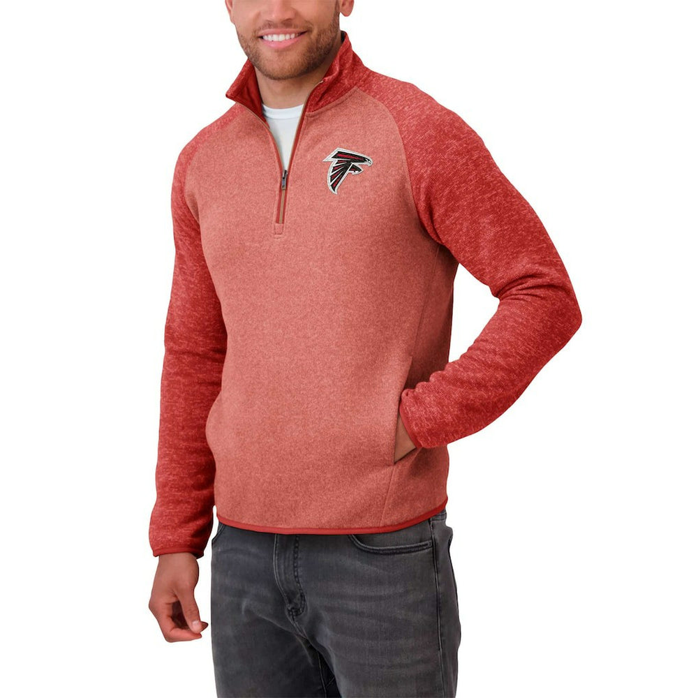 Atlanta Falcons Darius Rucker Collection Tonal Quarter-Zip Jacket Red | Fanatics