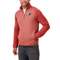 Atlanta Falcons Darius Rucker Collection Tonal Quarter-Zip Jacket Red | Fanatics