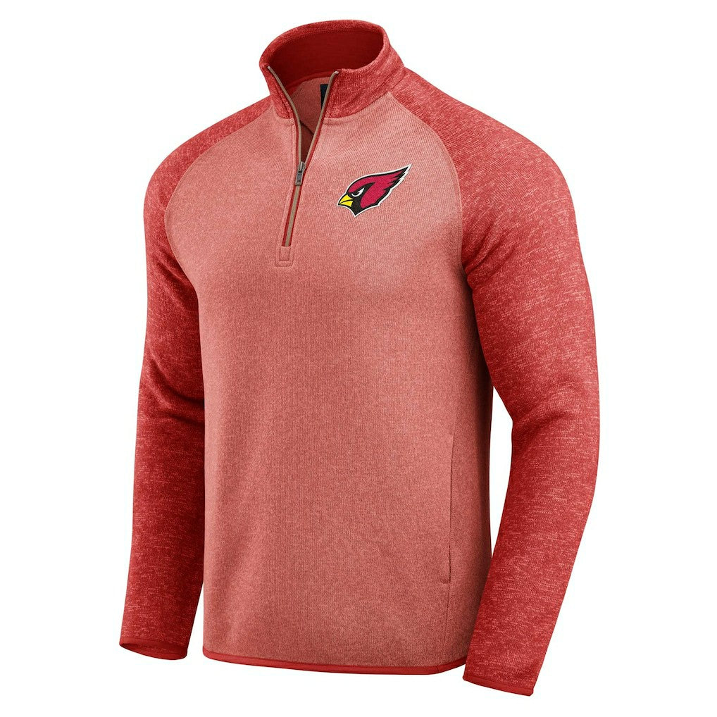 Arizona Cardinals Darius Rucker Collection Tonal Quarter-Zip Jacket Cardinal | Fanatics