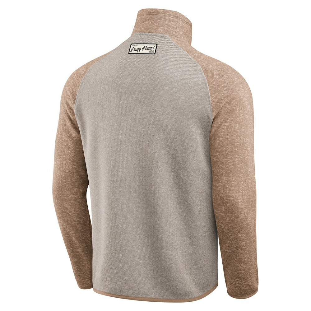 Cleveland Browns Darius Rucker Collection Tonal Quarter-Zip Jacket Tan | Fanatics