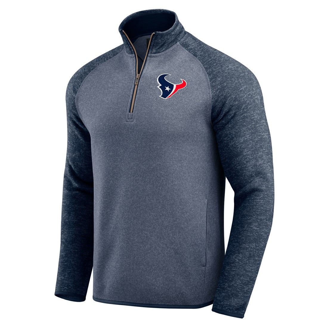 Houston Texans Darius Rucker Collection Tonal Quarter-Zip Jacket Navy | Fanatics