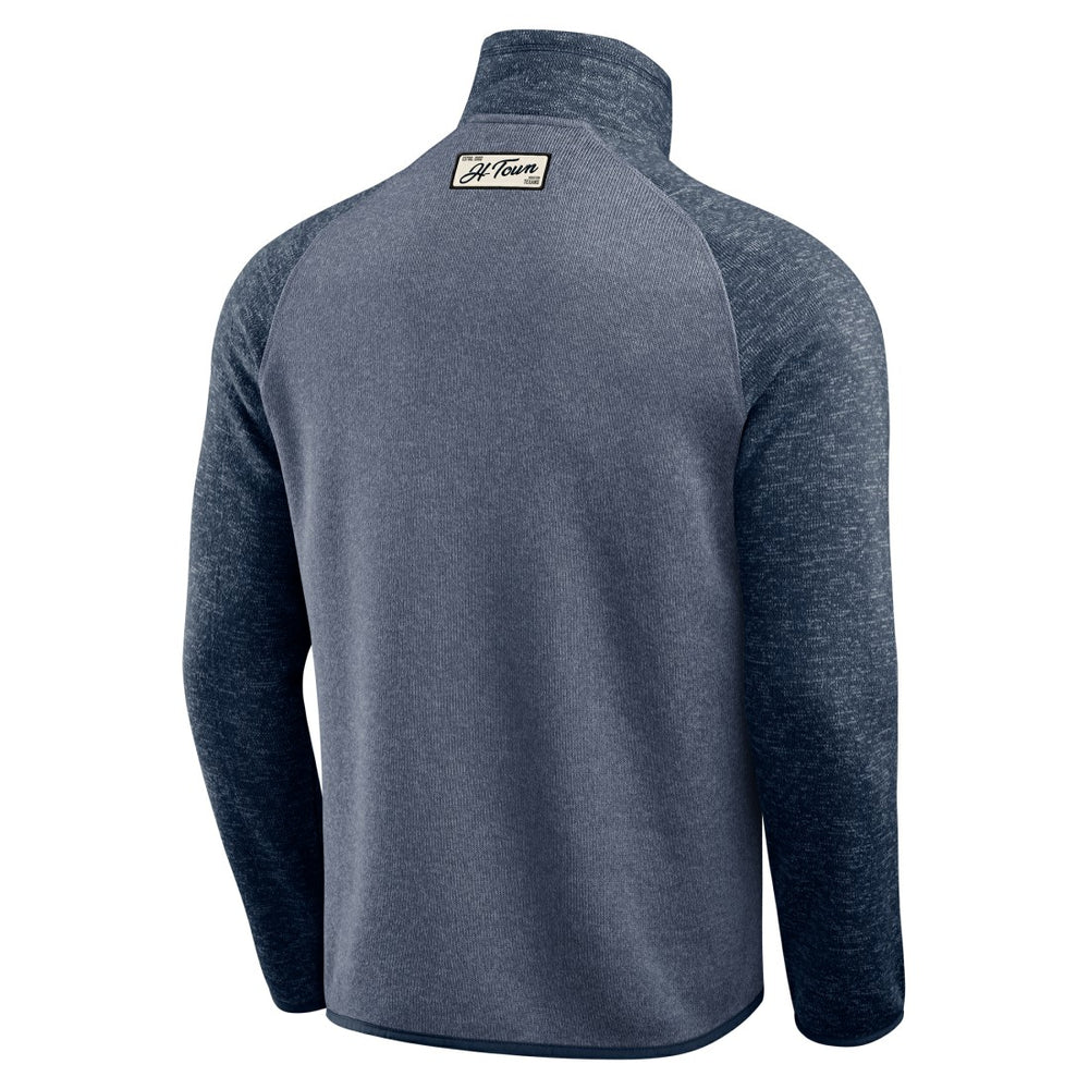 Houston Texans Darius Rucker Collection Tonal Quarter-Zip Jacket Navy | Fanatics