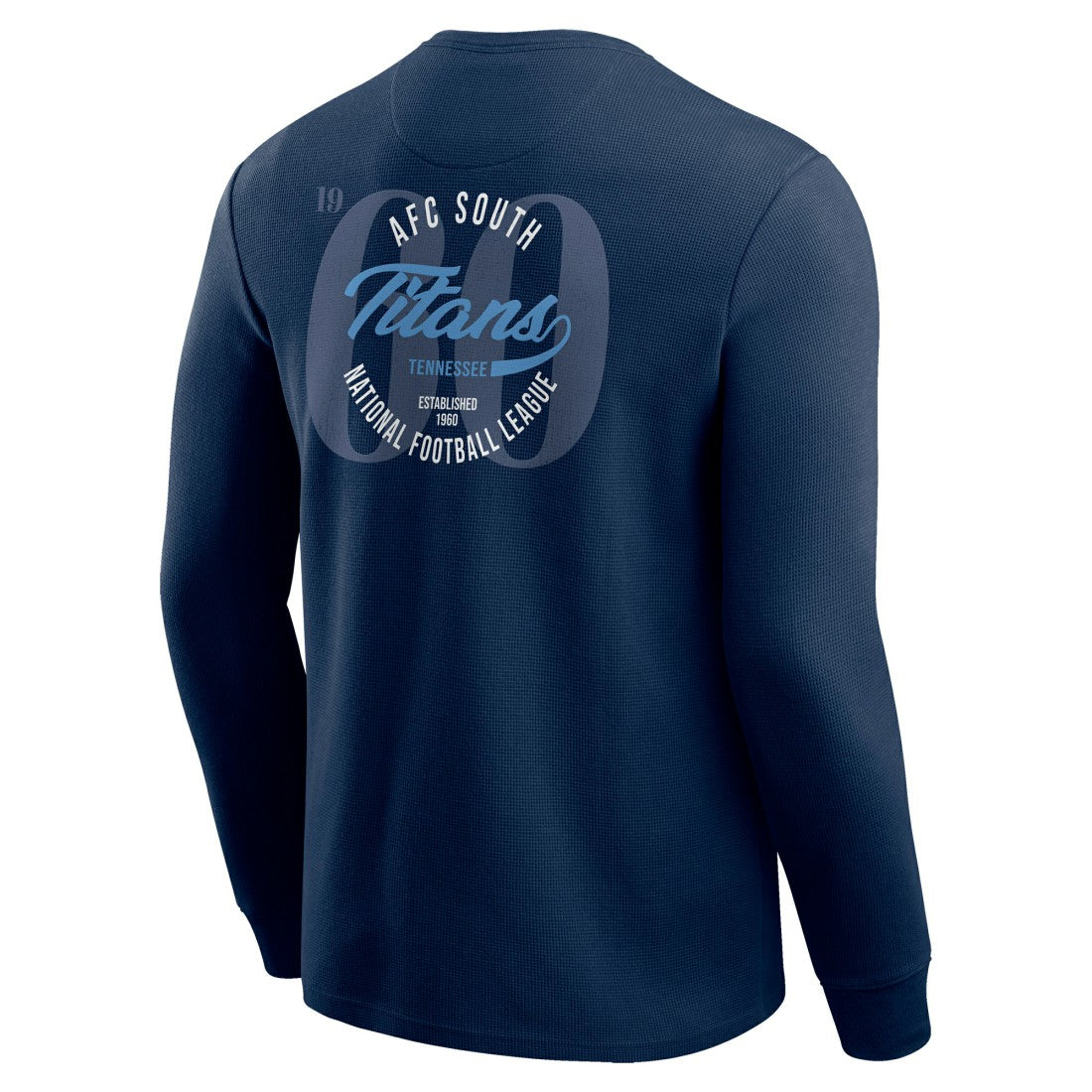 Tennessee Titans Darius Rucker Collection Washed Waffle-Knit Long Sleeve T-Shirt Navy | Fanatics