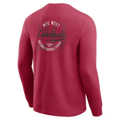 Arizona Cardinals Darius Rucker Collection Washed Waffle-Knit Long Sleeve T-Shirt Red | Fanatics