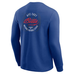 Buffalo Bills Darius Rucker Collection Washed Waffle-Knit Long Sleeve T-Shirt Royal | Fanatics
