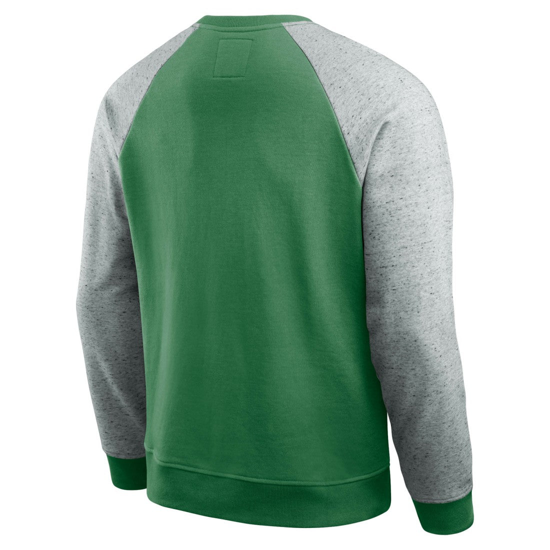 New York Jets Darius Rucker Collection Throwback Color Block Raglan Pullover Sweatshirt Kelly Green/Heather Gray | Fanatics