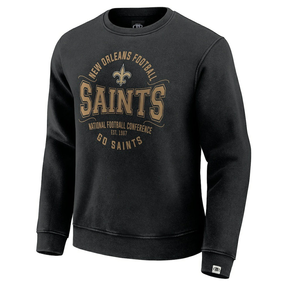 New Orleans Saints Darius Rucker Collection Vintage Pullover Sweatshirt Black | Fanatics