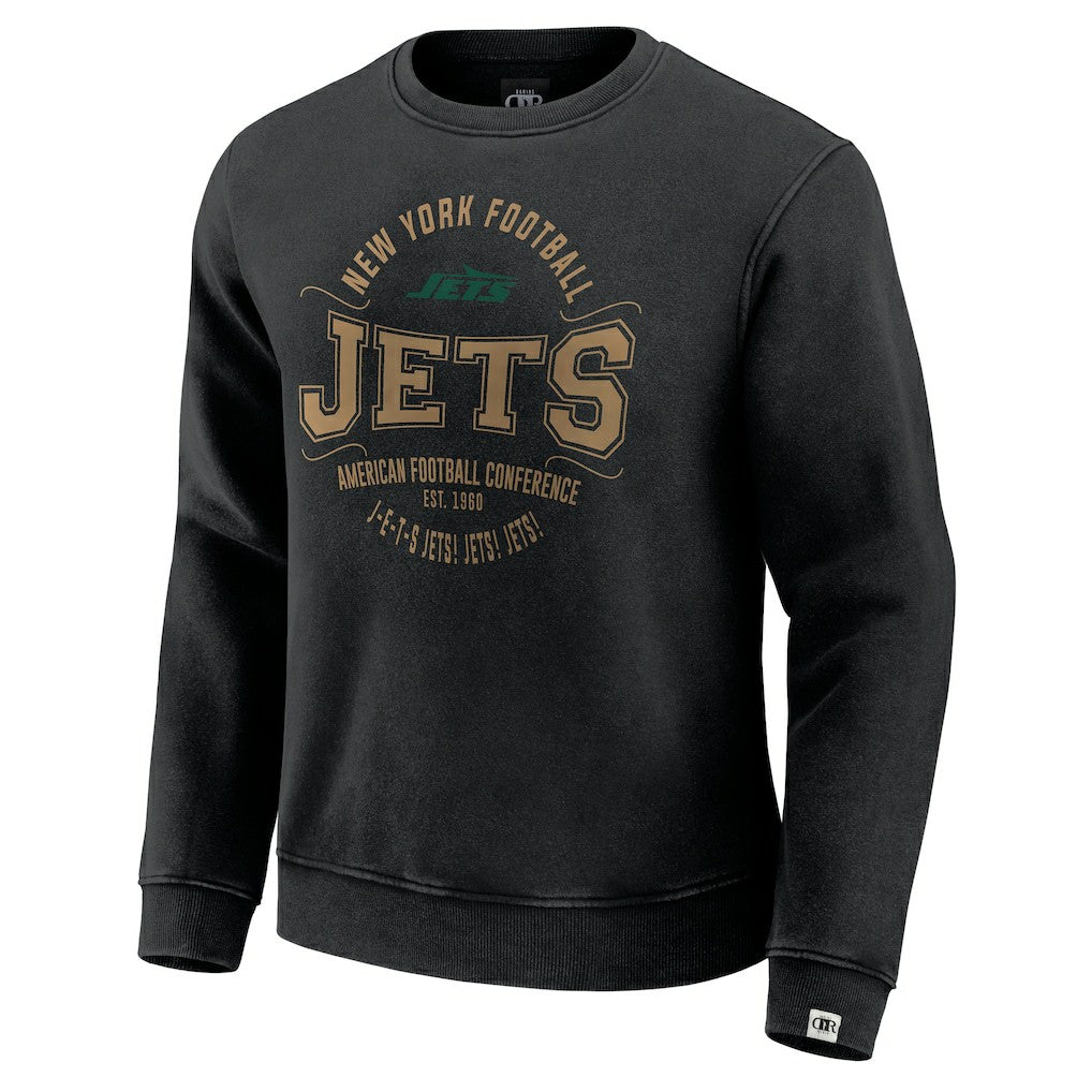 New York Jets Darius Rucker Collection Vintage Pullover Sweatshirt Black | Fanatics