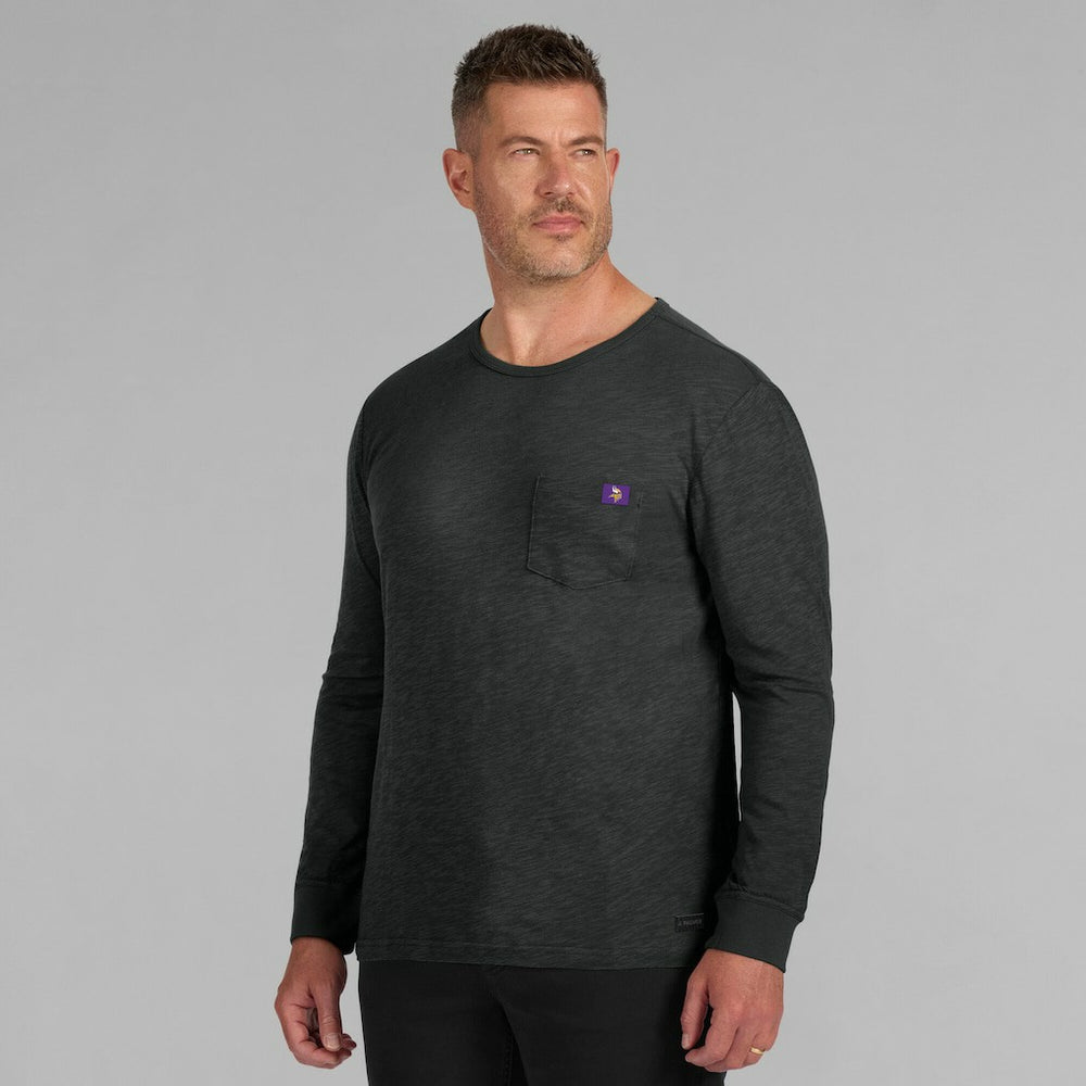 Minnesota Vikings J. Palmer In-The-Pocket Long Sleeve T-Shirt Black | NFL