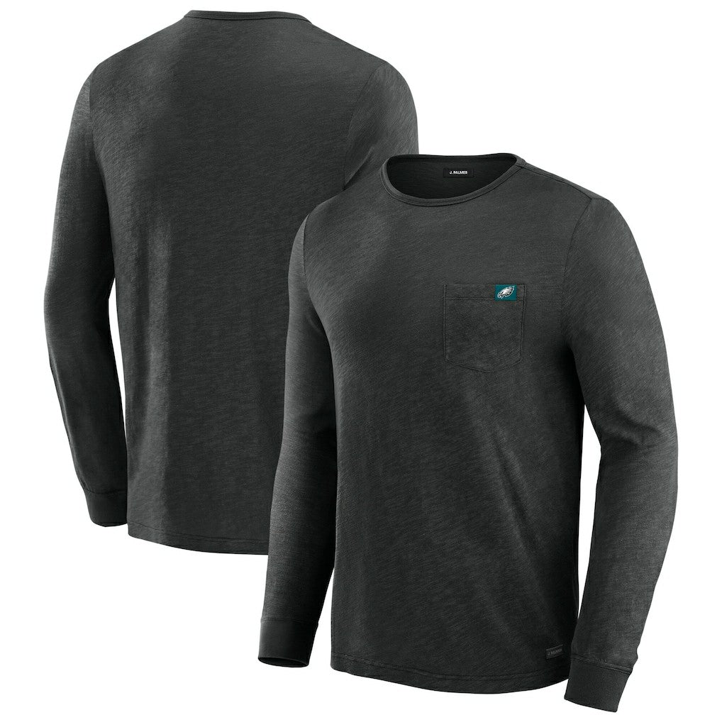 Philadelphia Eagles J. Palmer In-The-Pocket Long Sleeve T-Shirt Black | NFL