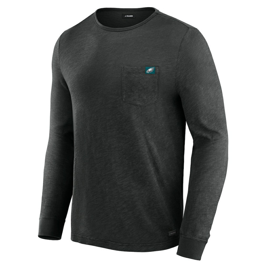 Philadelphia Eagles J. Palmer In-The-Pocket Long Sleeve T-Shirt Black | NFL