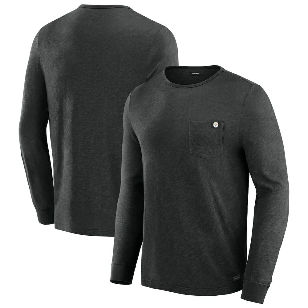 Pittsburgh Steelers J. Palmer In-The-Pocket Long Sleeve T-Shirt Black | NFL