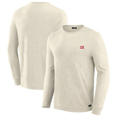 Kansas City Chiefs J. Palmer In-The-Pocket Long Sleeve T-Shirt Cream | NFL