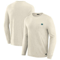 Philadelphia Eagles J. Palmer In-The-Pocket Long Sleeve T-Shirt Cream | NFL