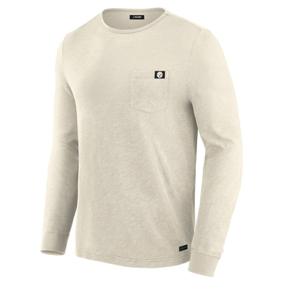 Pittsburgh Steelers J. Palmer In-The-Pocket Long Sleeve T-Shirt Cream | NFL