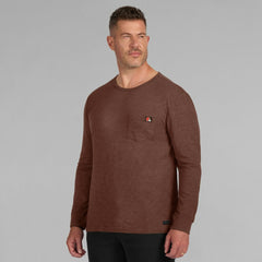 Cleveland Browns J. Palmer In-The-Pocket Long Sleeve T-Shirt Tan | NFL