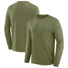 Miami Dolphins J. Palmer In-The-Pocket Long Sleeve T-Shirt Olive | NFL