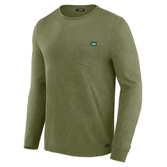 New York Jets J. Palmer In-The-Pocket Long Sleeve T-Shirt Olive | NFL