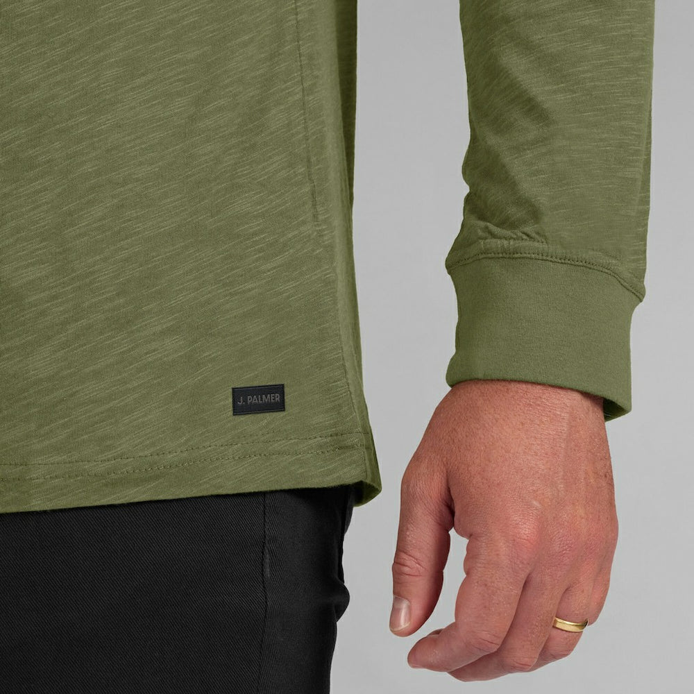 New York Jets J. Palmer In-The-Pocket Long Sleeve T-Shirt Olive | NFL