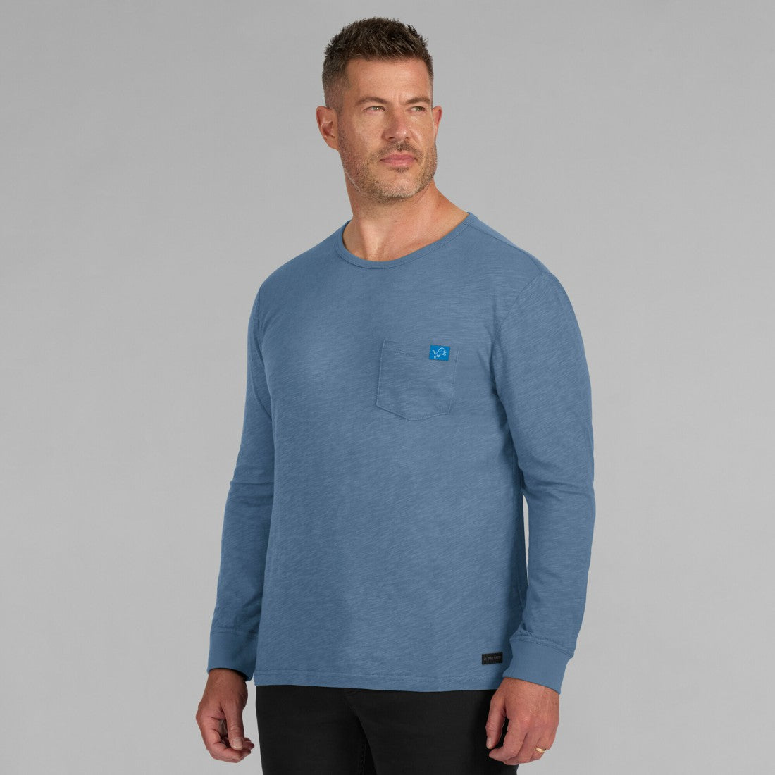 Detroit Lions J. Palmer In-The-Pocket Long Sleeve T-Shirt Royal | NFL