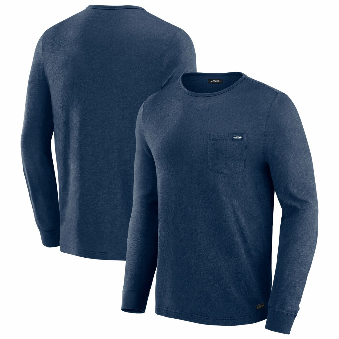 Seattle Seahawks J. Palmer In-The-Pocket Long Sleeve T-Shirt Navy | NFL