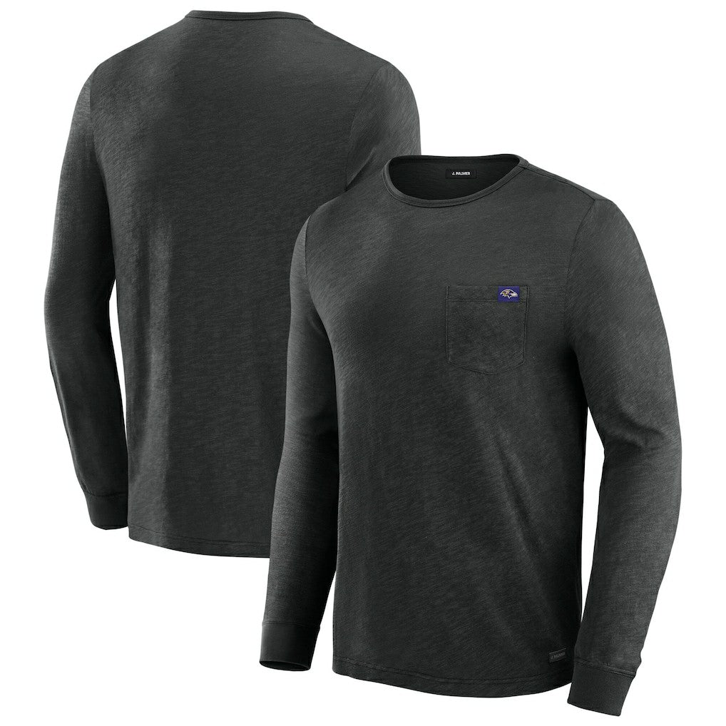 Baltimore Ravens J. Palmer In-The-Pocket Long Sleeve T-Shirt Black | NFL