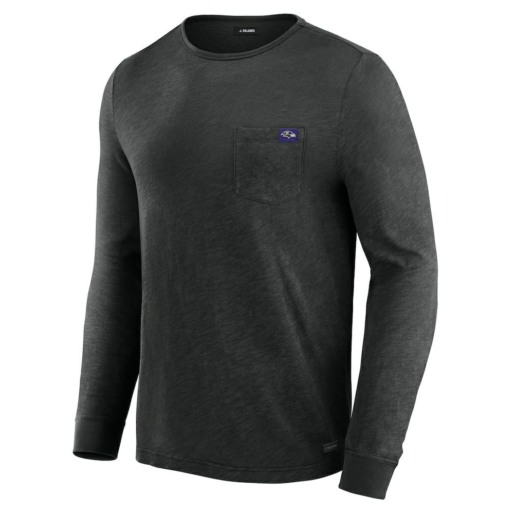 Baltimore Ravens J. Palmer In-The-Pocket Long Sleeve T-Shirt Black | NFL