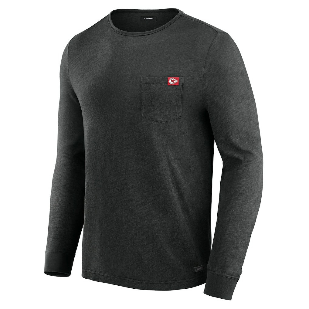 Kansas City Chiefs J. Palmer In-The-Pocket Long Sleeve T-Shirt Black | NFL