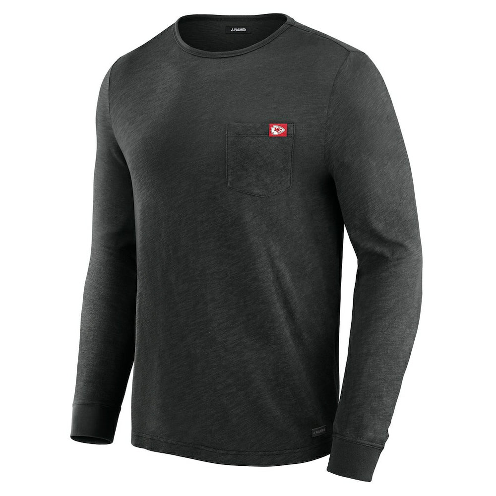Kansas City Chiefs J. Palmer In-The-Pocket Long Sleeve T-Shirt Black | NFL